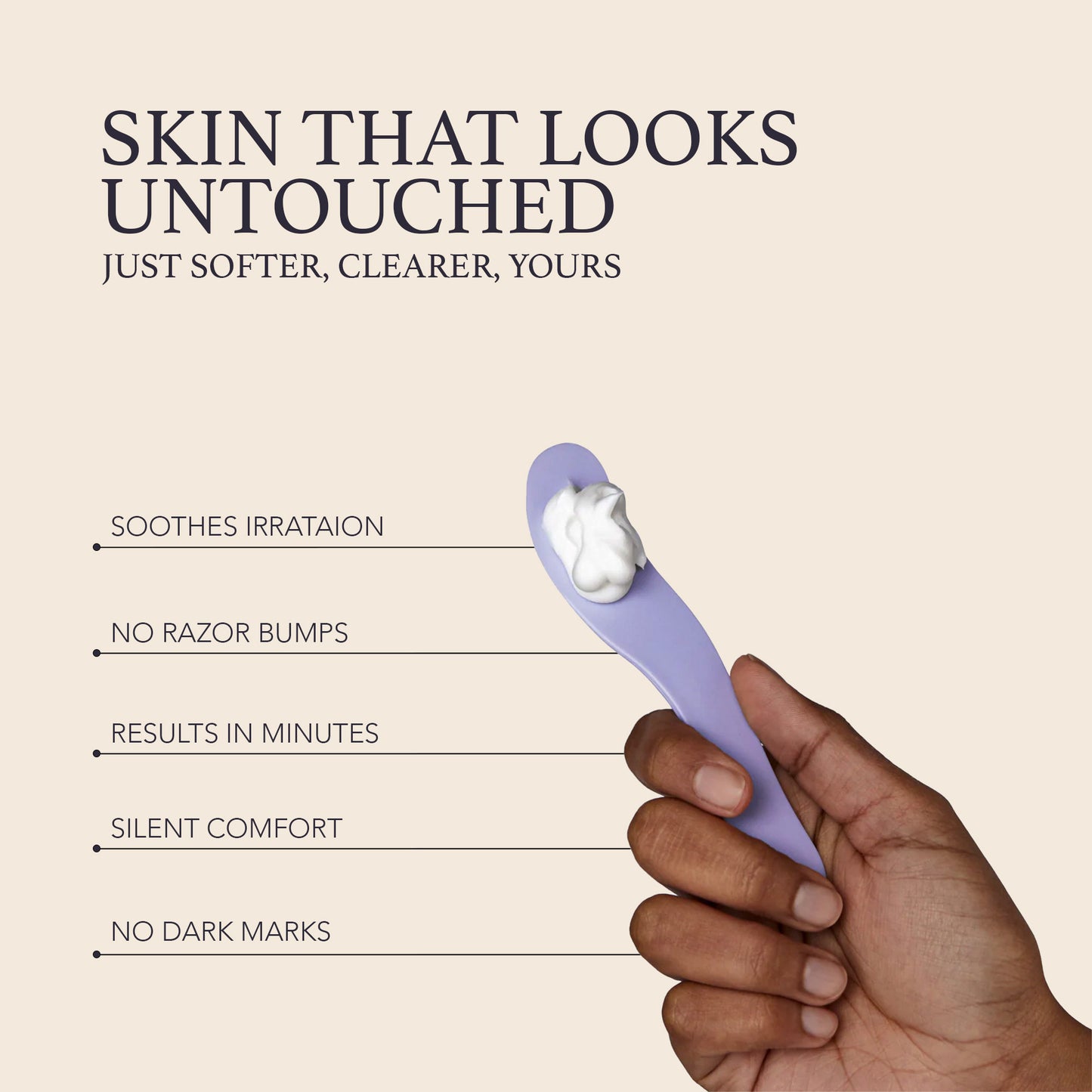 PAINLESS BODY HAIR REMOVAL CREAM